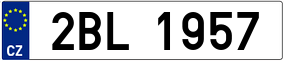 Truck License Plate